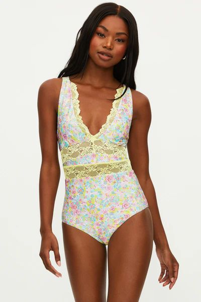 Mimi One Piece Forget Me Not Floral | Beach Riot