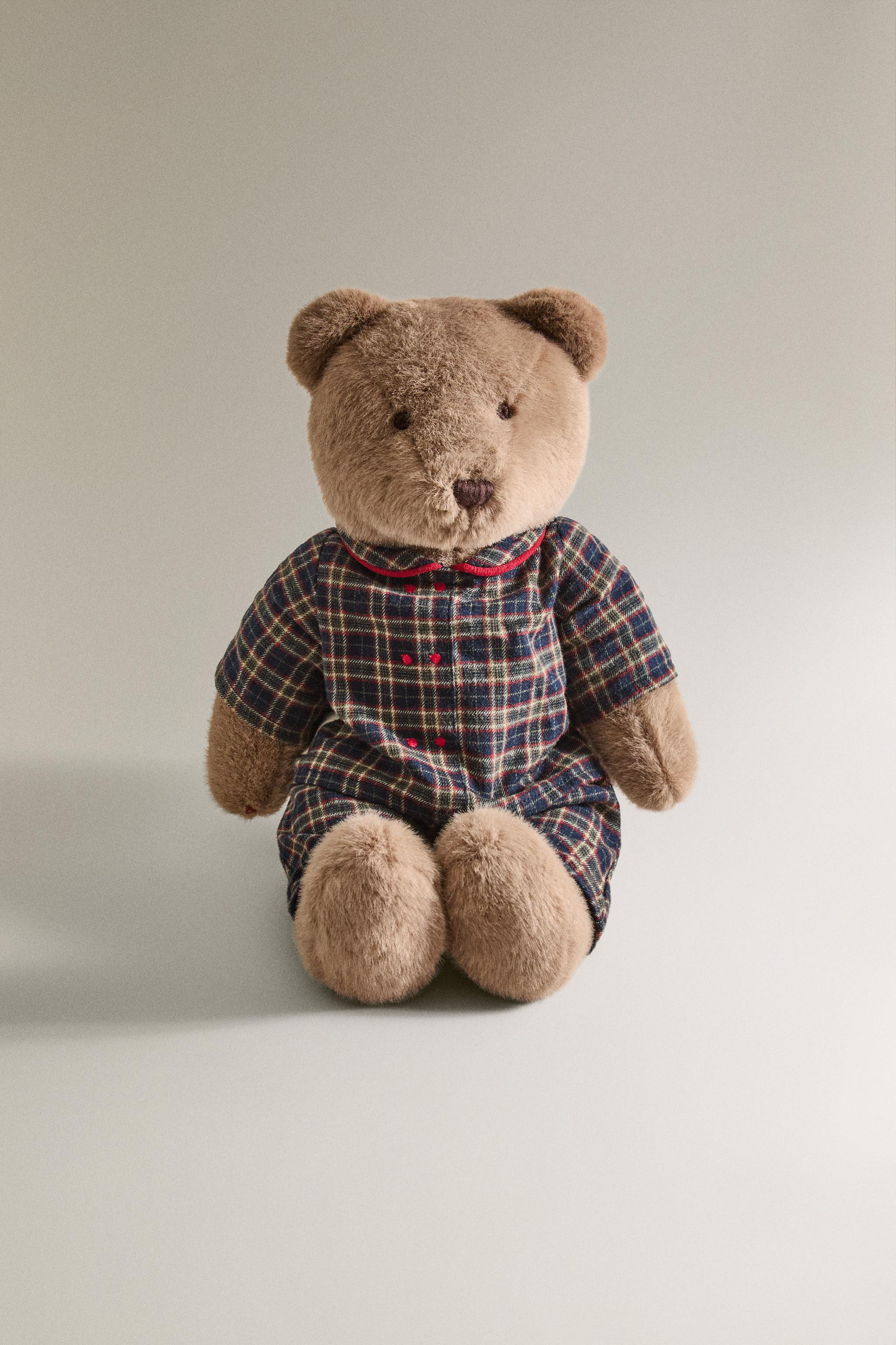 CHILDREN'S CHRISTMAS BEAR SOFT TOY (38 CM) | Zara UK
