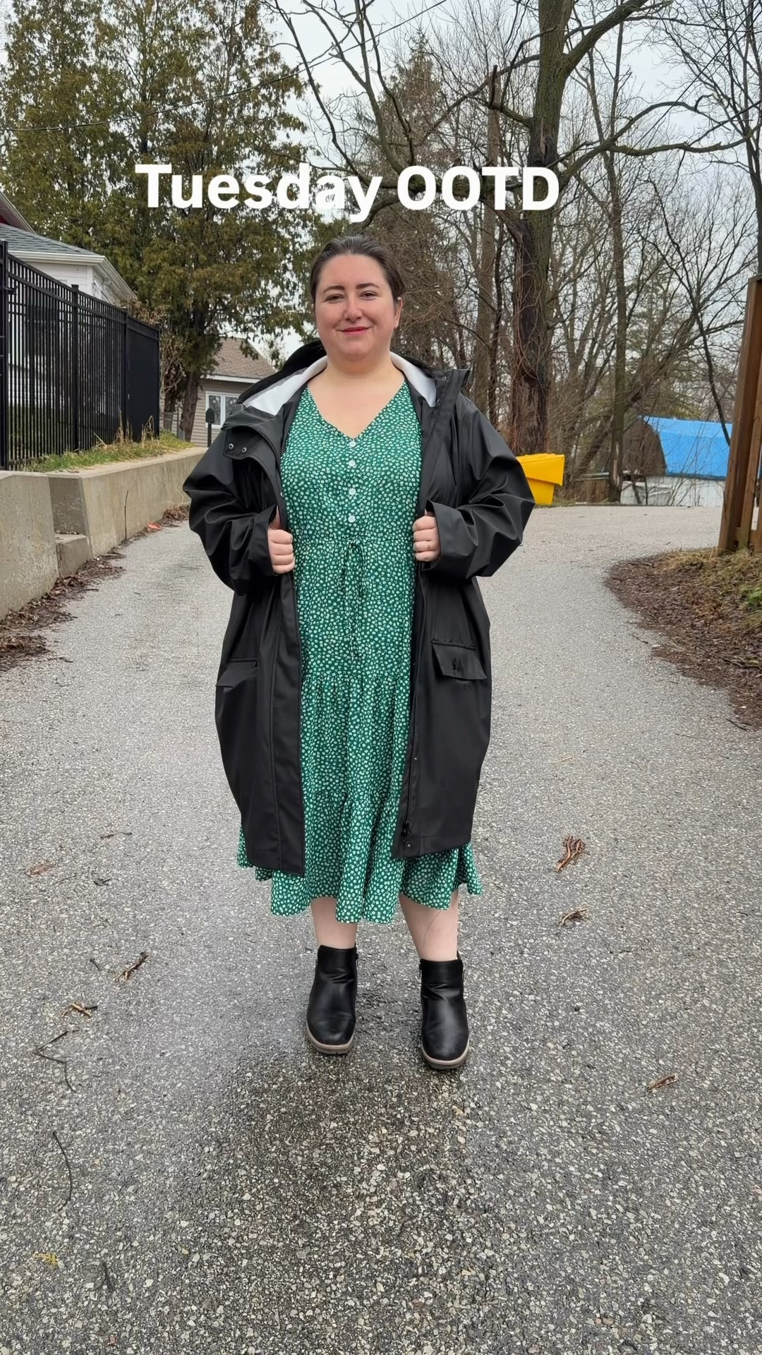Happy Tuesday! I always have good intentions to get a fit check out earlier but well, I do my best! Today’s feature:

Rain jacket: @joefresh 
Dress: @riterashop 

#plussize #ootd #grwm #tired #mama

Keep going plus size fit check ootd grwm 

#LTKplussize #LTKcanada
