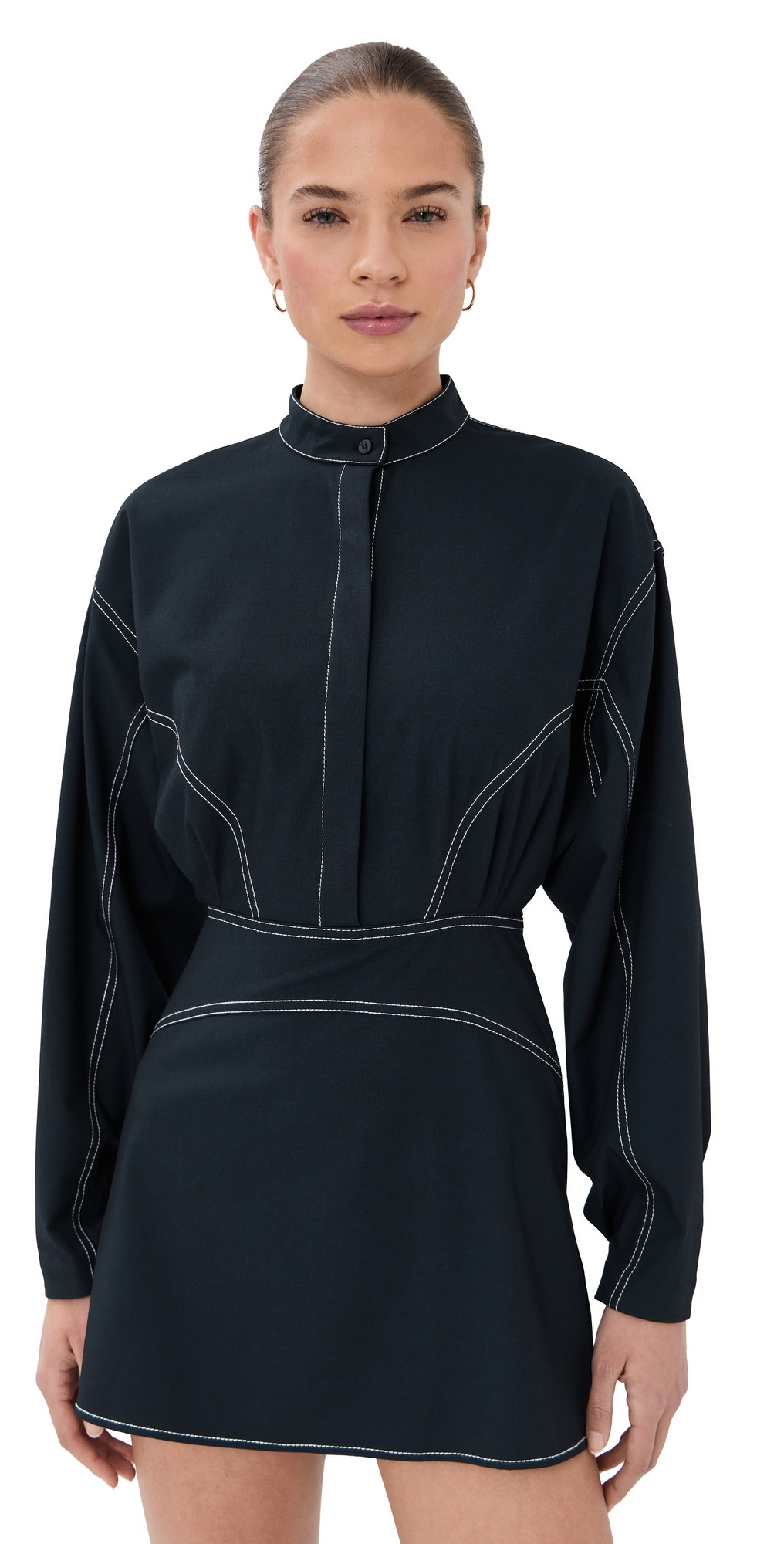 STAUD Kiln Dress Navy 0 | Shopbop