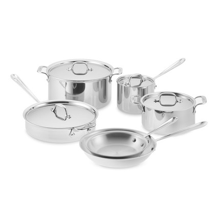 Click for more info about All-Clad D3 Tri-Ply Stainless-Steel 10-Piece Cookware Set