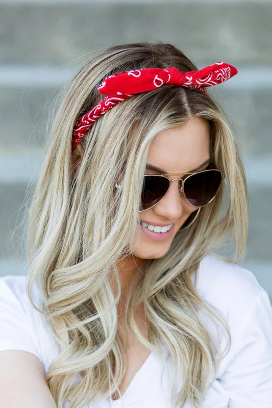 Red Hair Bandana | Willow Boutique
