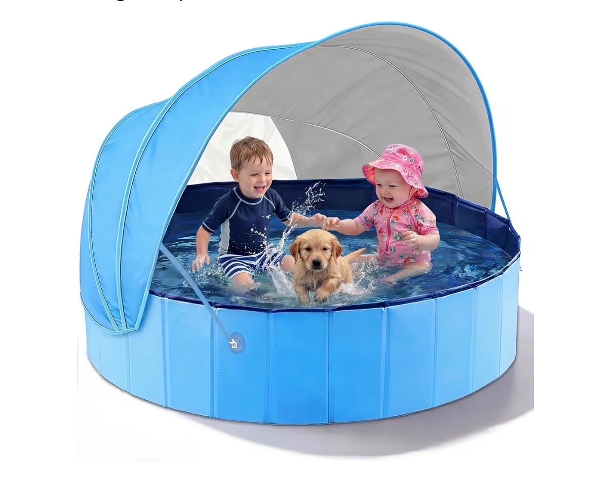 Jasonwell Kiddie Baby Pool with Canopy - Foldable Infant Toddler Kids Pool with Shade Baby Beach Essentials Tent Swimming Wading Pools for Toddlers 1-3 + Kids Dogs Ball Pit Backyard Water Play B, 48"

Amazon pools

#LTKTravel #LTKKids #LTKBaby