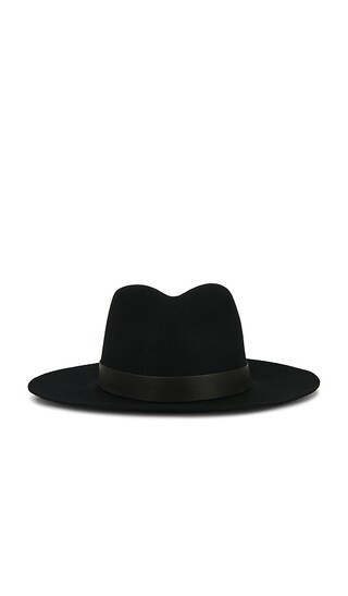 Janessa Leone Ross Fedora Hat in Black. - size M | Revolve Clothing (Global)