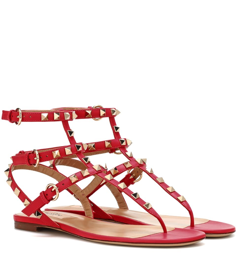 Valentino Garavani Rockstud leather sandals | Mytheresa (US/CA)