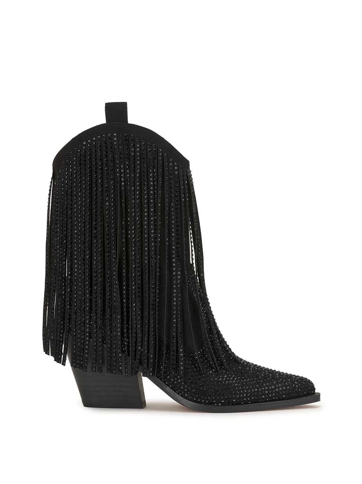 Paredisa Fringe Bootie in Black | Jessica Simpson E Commerce