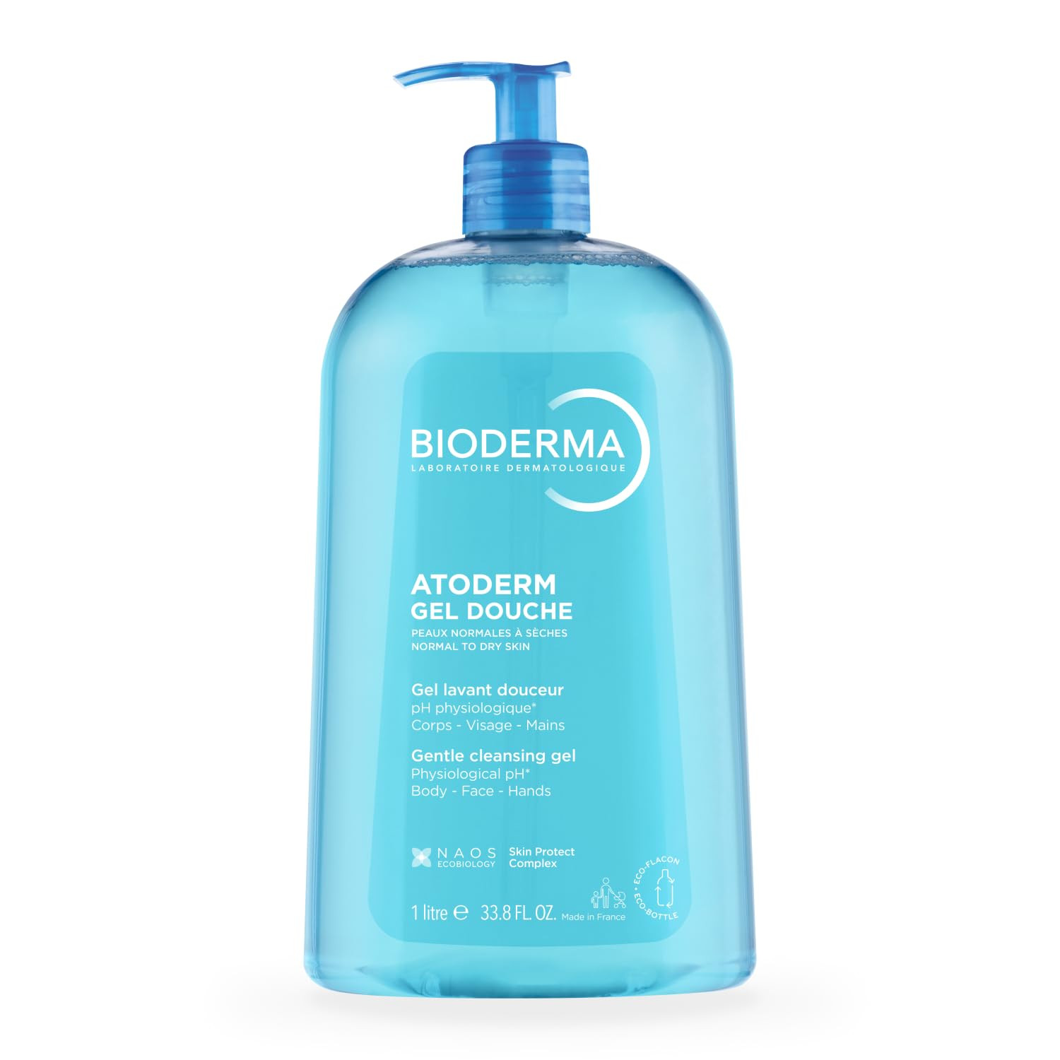 Bioderma - Atoderm - Hydrating Shower Gel - Moisturizing Face and Body Cleanser - Body Wash for Normal to Dry Sensitive Skin | Amazon (US)