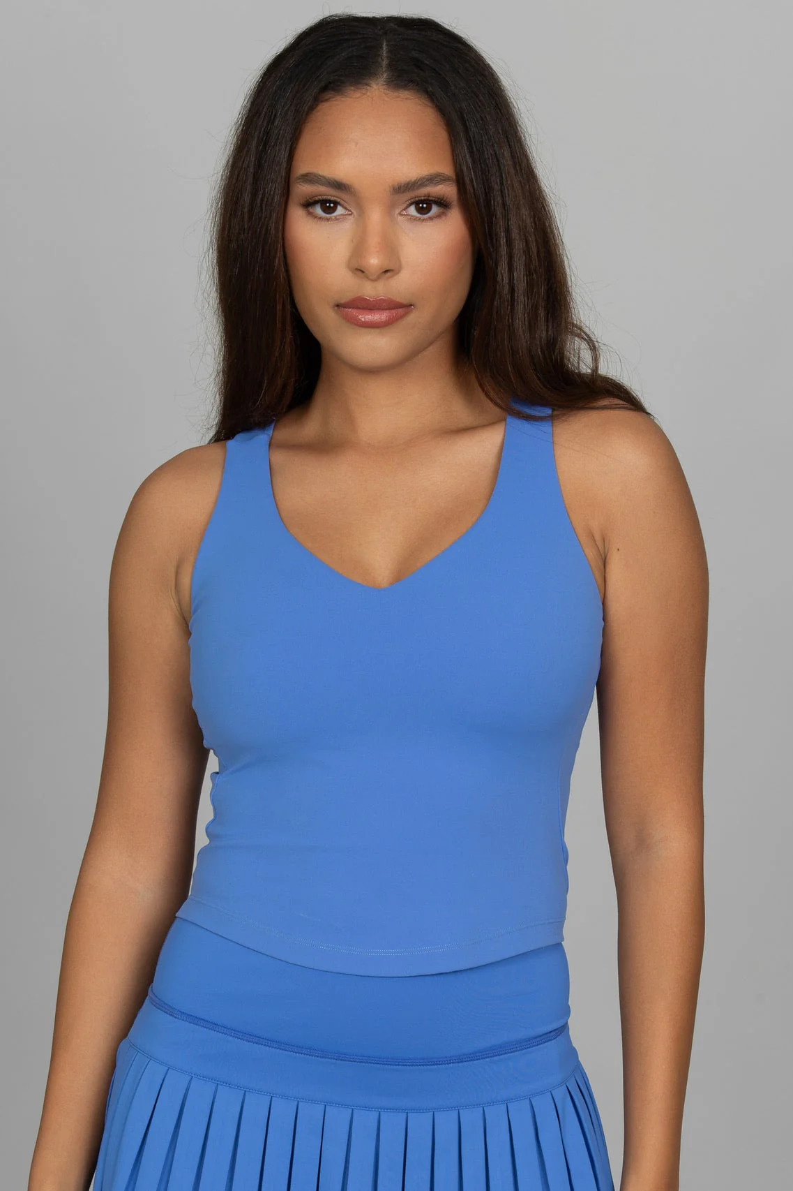 Bluejay Open Back Sweetheart Tank | Gold Hinge