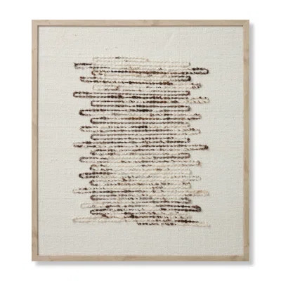 Amber Lewis x Loloi Getty Taupe / Ivory 3'-2" x 3'-6" Wall Art | Wayfair North America