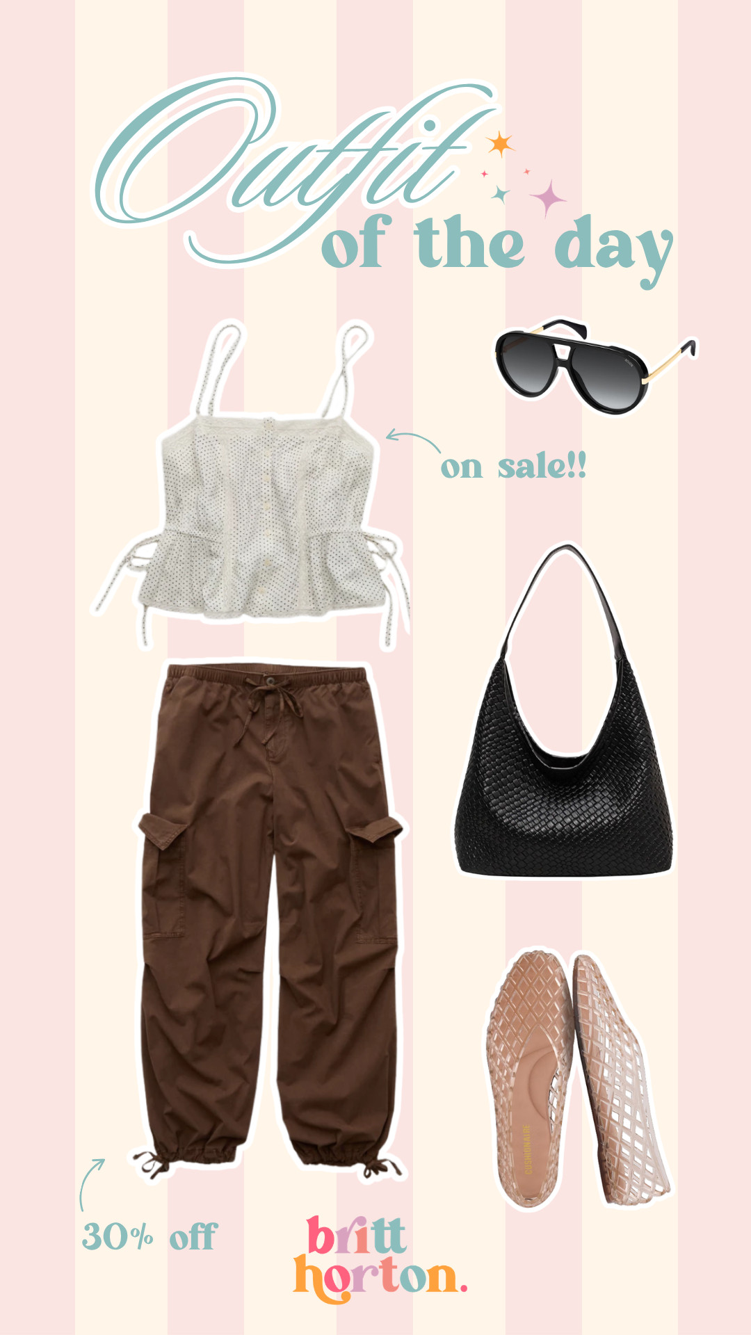 The perfect early fall outfit. The top and pants are 30% off now!!

casual outfits, prefall fashion, american eagle, cargo pants, sunglasses, beach outfits, california, britt horton 

 