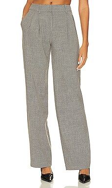 L'Academie The Slouchy Trouser in Steel Grey from Revolve.com | Revolve Clothing (Global)