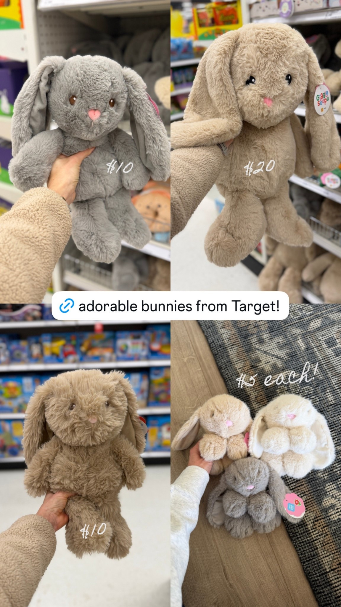 The most adorable bunnies from Target. Just in time for Easter!

#LTKBaby #LTKKids #LTKSeasonal