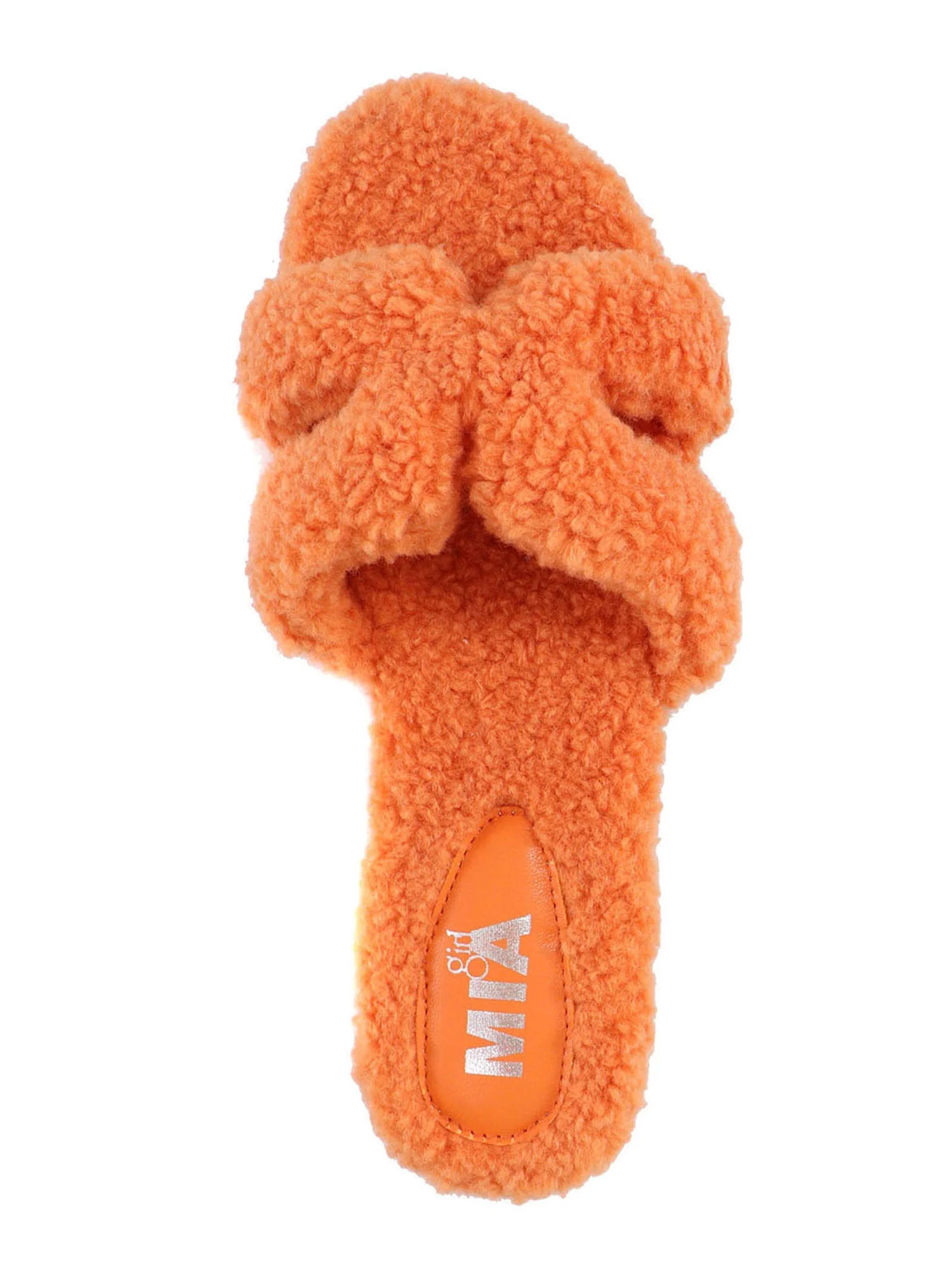 Mia Women's Cozy H Band Slide Flat Sandals, Sizes 6-11 | Walmart (US)