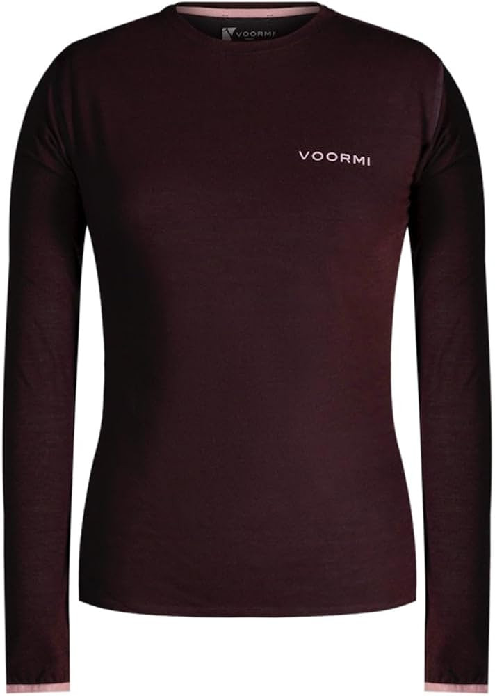 VOORMI Women's Long Sleeve Tech Tee | Dual Surface UL Precision Blended Wool | Lightweight, Comfo... | Amazon (US)