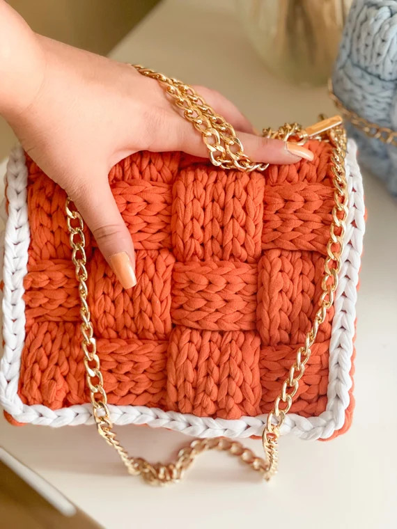 Purse handbag CROCHET BAG  Womens Bag Shoulder Bag - Etsy | Etsy (US)