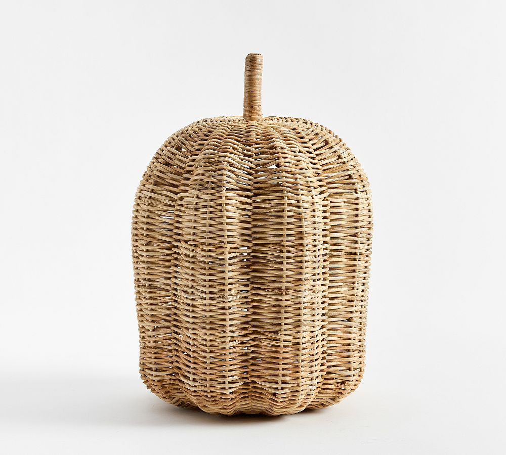 Eclectic Woven Pumpkin | Pottery Barn (US)