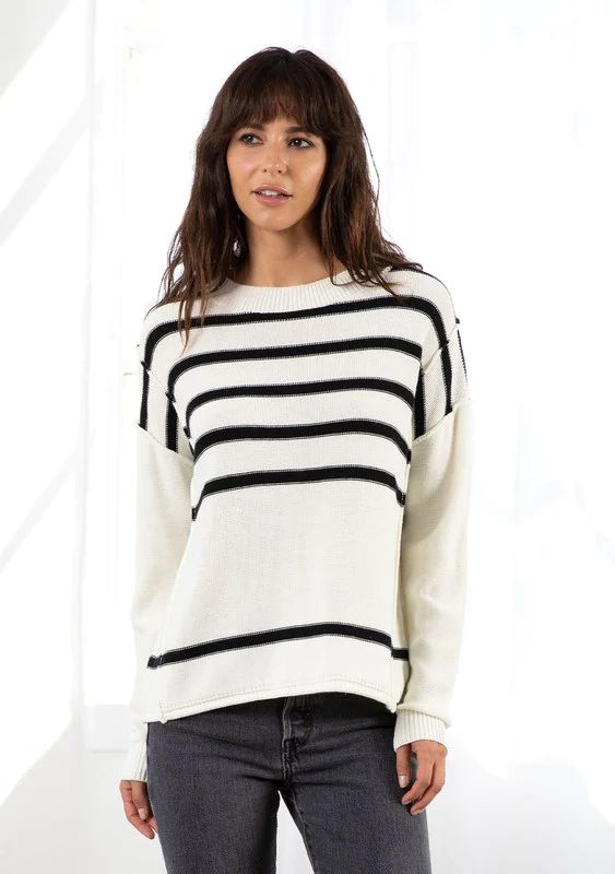 ✨PRE ORDER✨ Multi Stripe Crew Neck Sweater | TandyWear