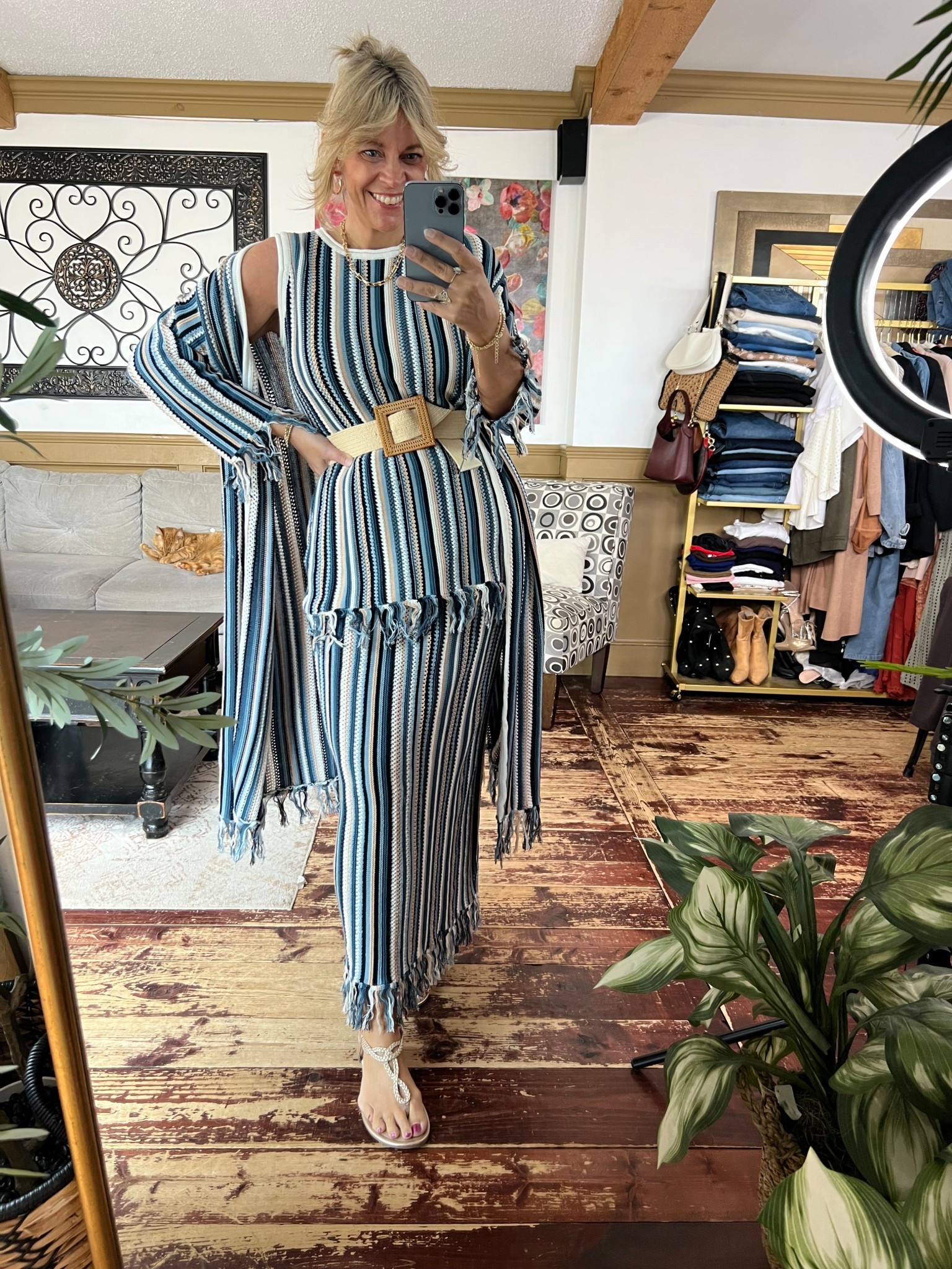 Wearing size 12/14 in all 3 pieces! Use code NOIULLA to save 35% 

#LTKOver40 #LTKMidsize #LTKSeasonal