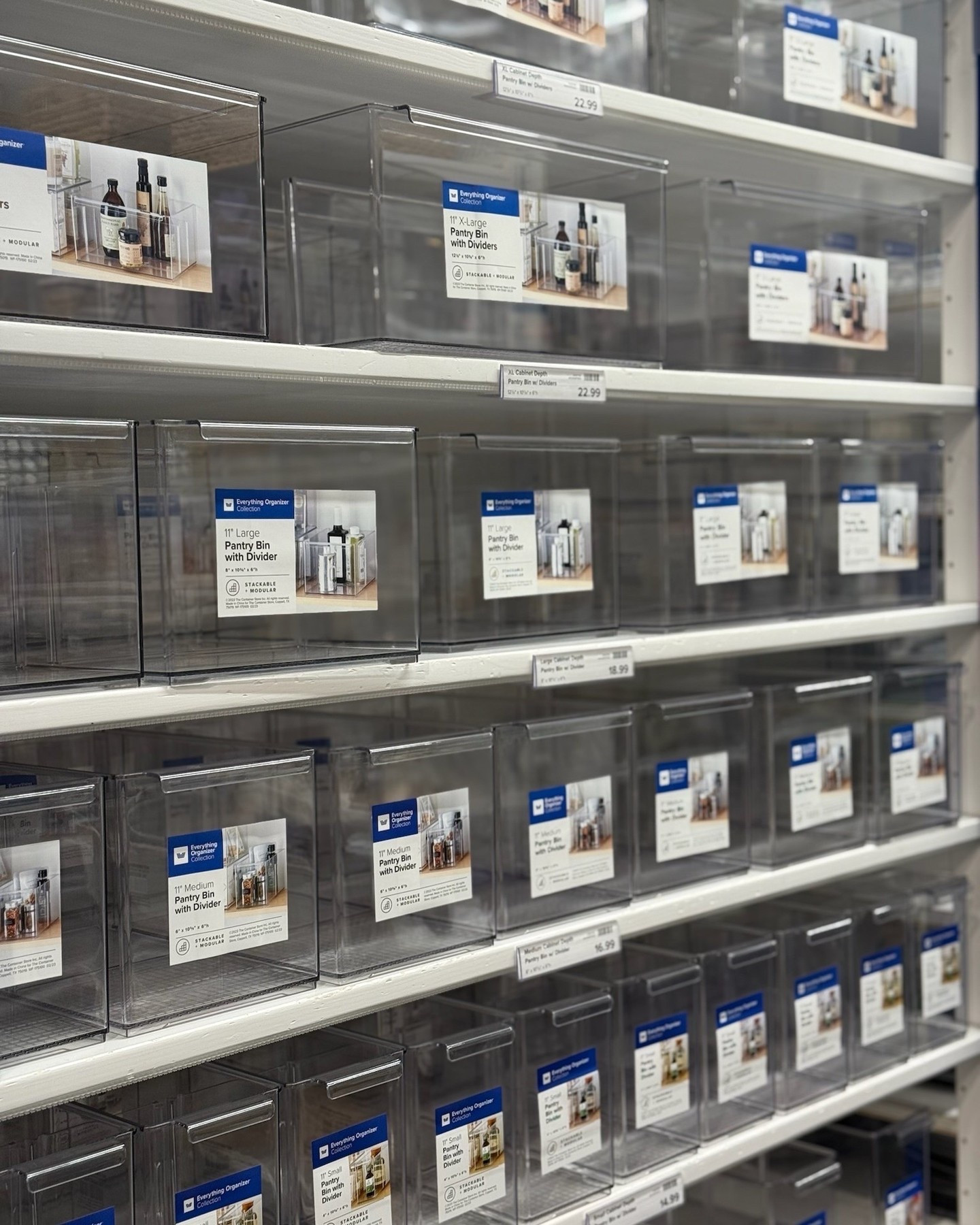 New year, new organization! ✨ 

I stocked up on the Everything Organizer collection from @thecontainerstore, and let me tell you—game changer. I measured my spaces beforehand, so I was able to get the exact bins I needed to maximize every inch. Closets, pantry, kids’ stuff… everything finally has a place! Who else is tackling organization this year? 

#EverythingOrganizer #TheContainerStore #HomeOrganization #GetOrganized #Pantry #Storage