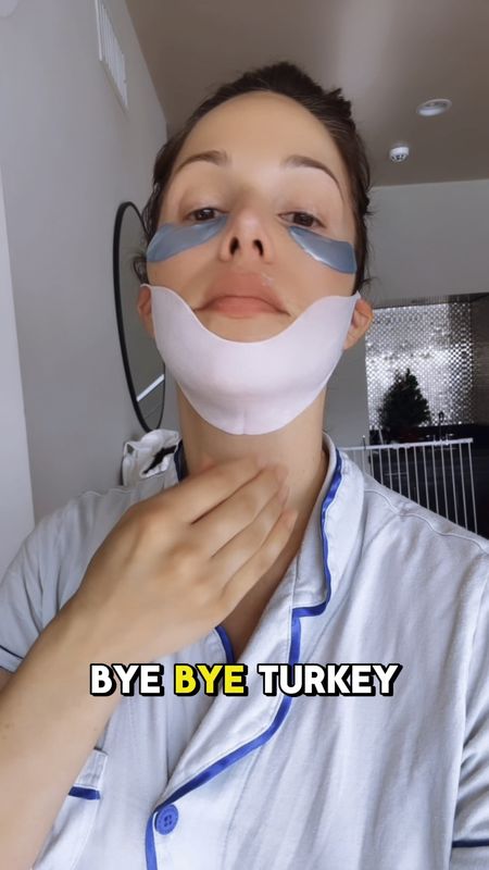 Chin lifting mask to get rid of double chin and turkey neck 

#LTKOver40 #LTKBeauty #LTKVideo