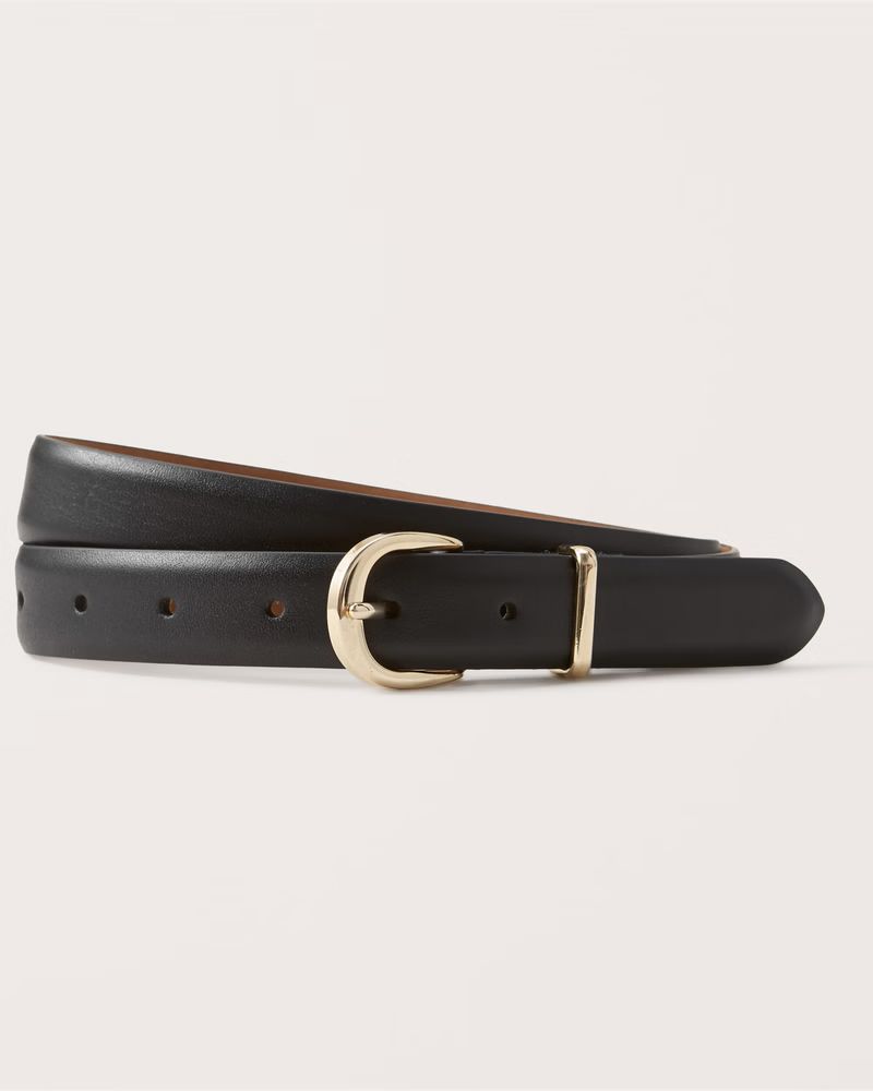 Leather Western Belt | Abercrombie & Fitch (US)