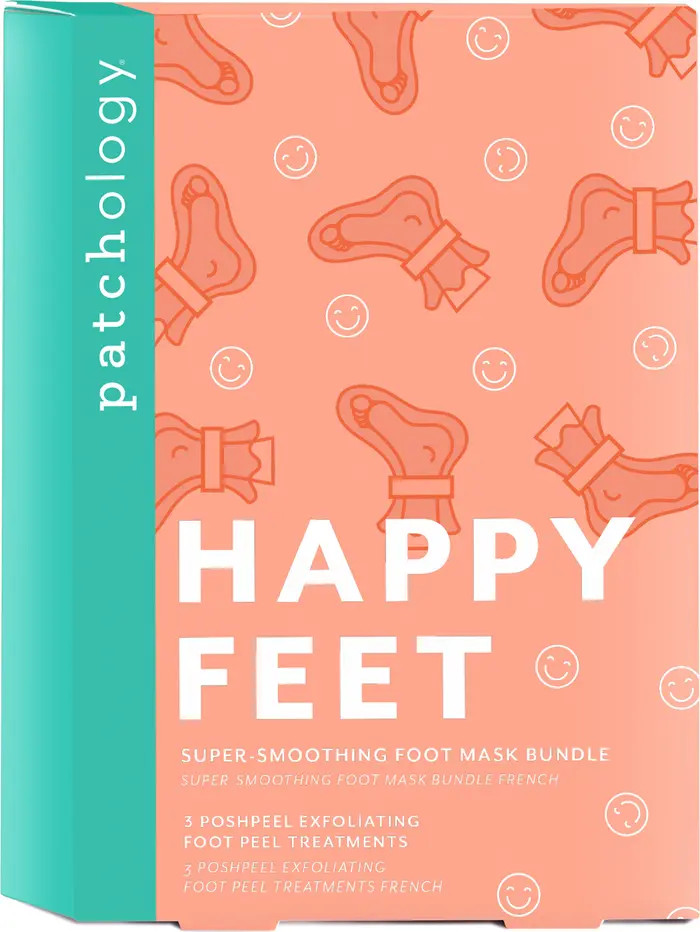 Patchology Happy Feet Super Smoothing Foot Mask Set $60 Value | Nordstrom | Nordstrom