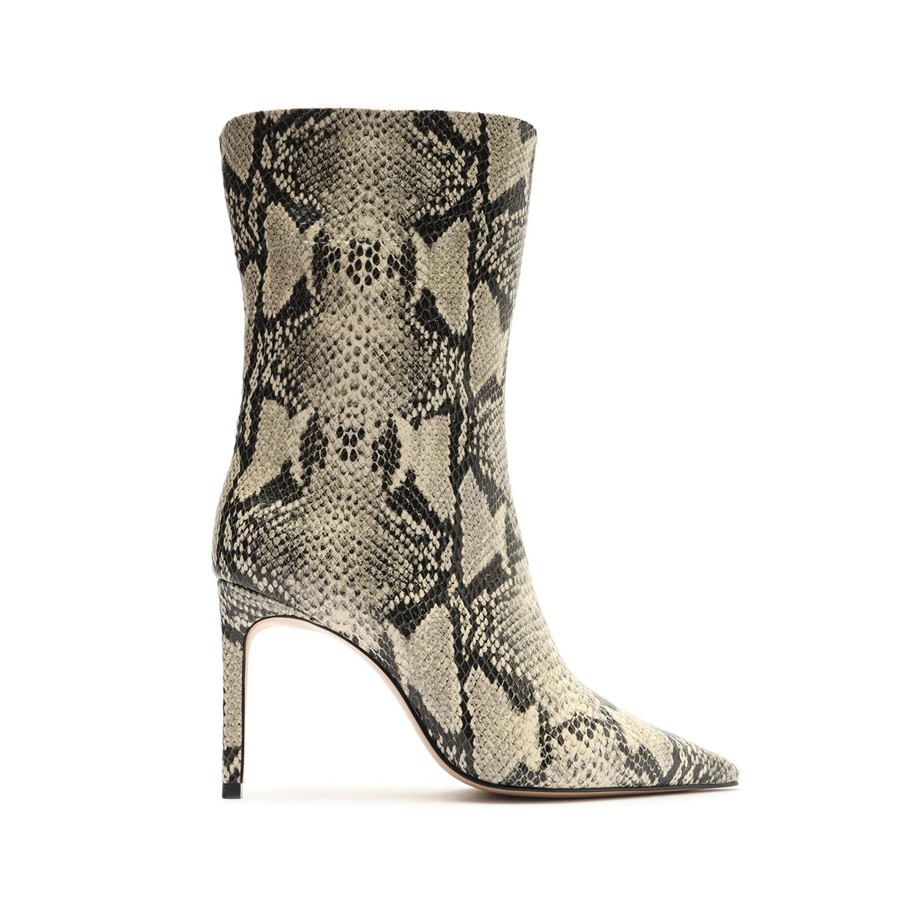 Mary Snake Embossed Leather Bootie | Schutz Shoes (US)