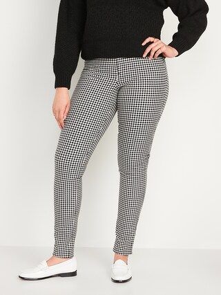 High-Waisted Houndstooth Pixie Skinny Pants for Women | Old Navy (US)