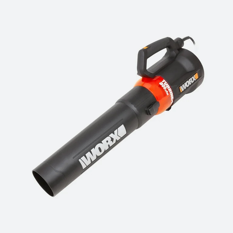 Worx WG521 12 Amp TURBINE 800 CFM Electric Leaf Blower | Walmart (US)