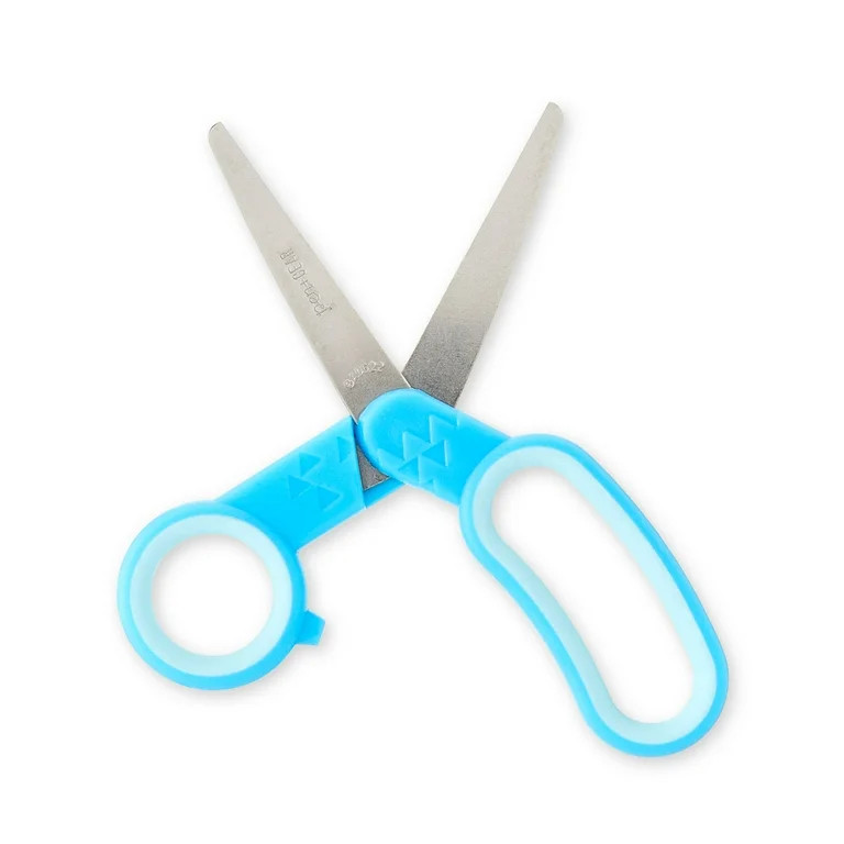 Pen + Gear Blunt Tip 5" Scissors for Kids 4+, School Supplies, Light Blue | Walmart (US)