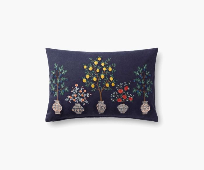 Topiary Embroidered Pillow | Rifle Paper Co.