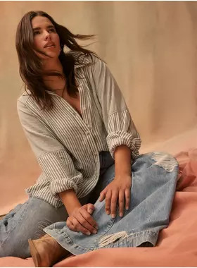 Festi Relaxed Button-Up Tunic | Torrid (US & Canada)