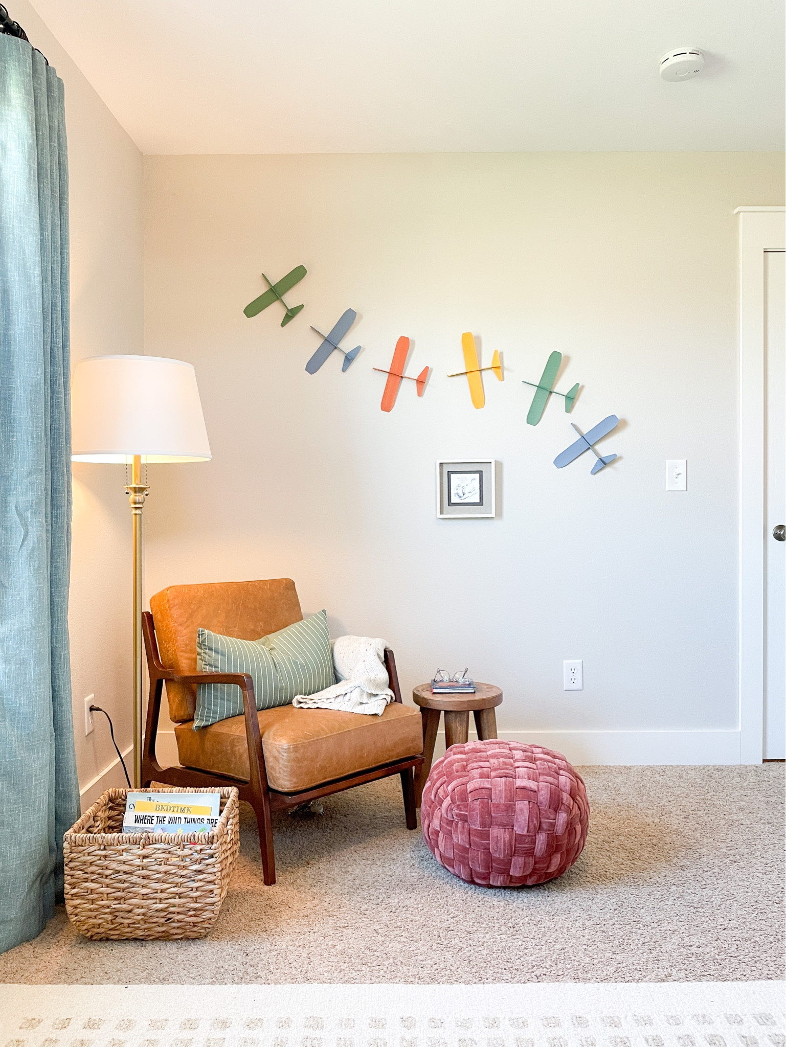 Kids room reading corner in the new airplane nursery 📚 
.
#ltkunder100 #primeday #ltkhome

#LTKkids #LTKbaby #LTKfamily