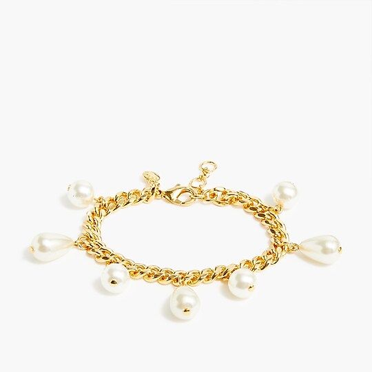 Mixed pearls and chain braceletItem BB862 
 
 
 
 
 There are no reviews for this product.Be the ... | J.Crew Factory