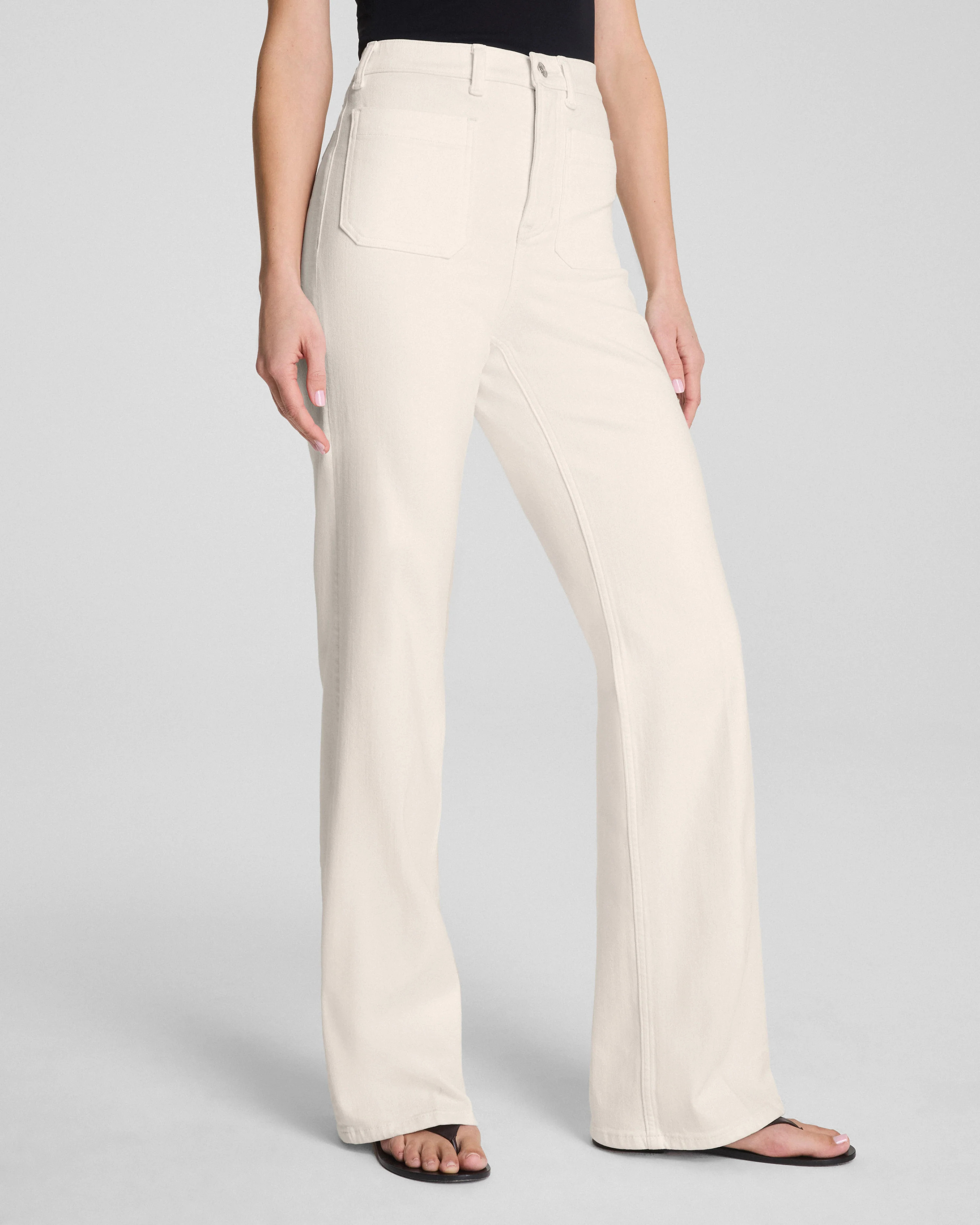 Easy Flare Jeans with Patch Pockets | Spanx