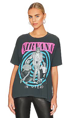 DAYDREAMER Nirvana in Utero Tee in Vintage Black from Revolve.com | Revolve Clothing (Global)