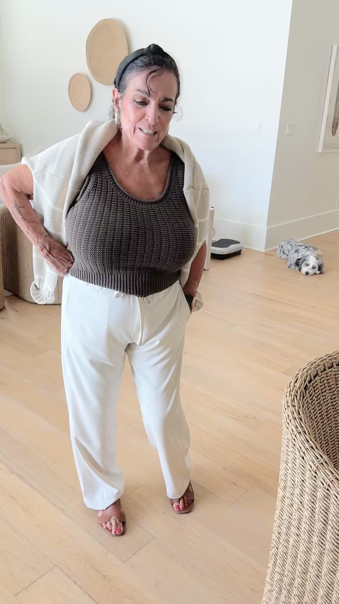 Jane is in small petite in the carry on pants.  Use my new customer discount code RACHELXSPANX for 15% off and free shipping.  Small tops.

#LTKootd #LTKPetite #LTKSaleAlert