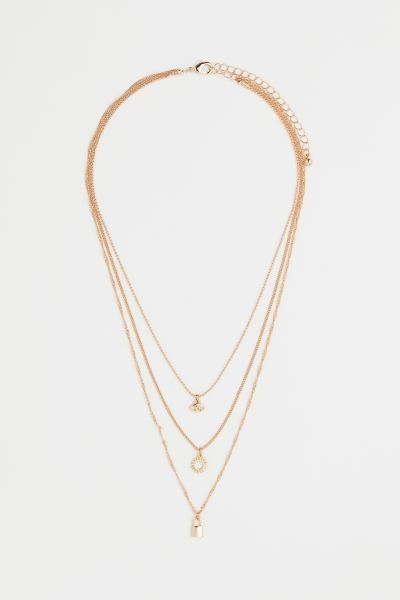 Triple-strand Pendant Necklace | H&M (US + CA)
