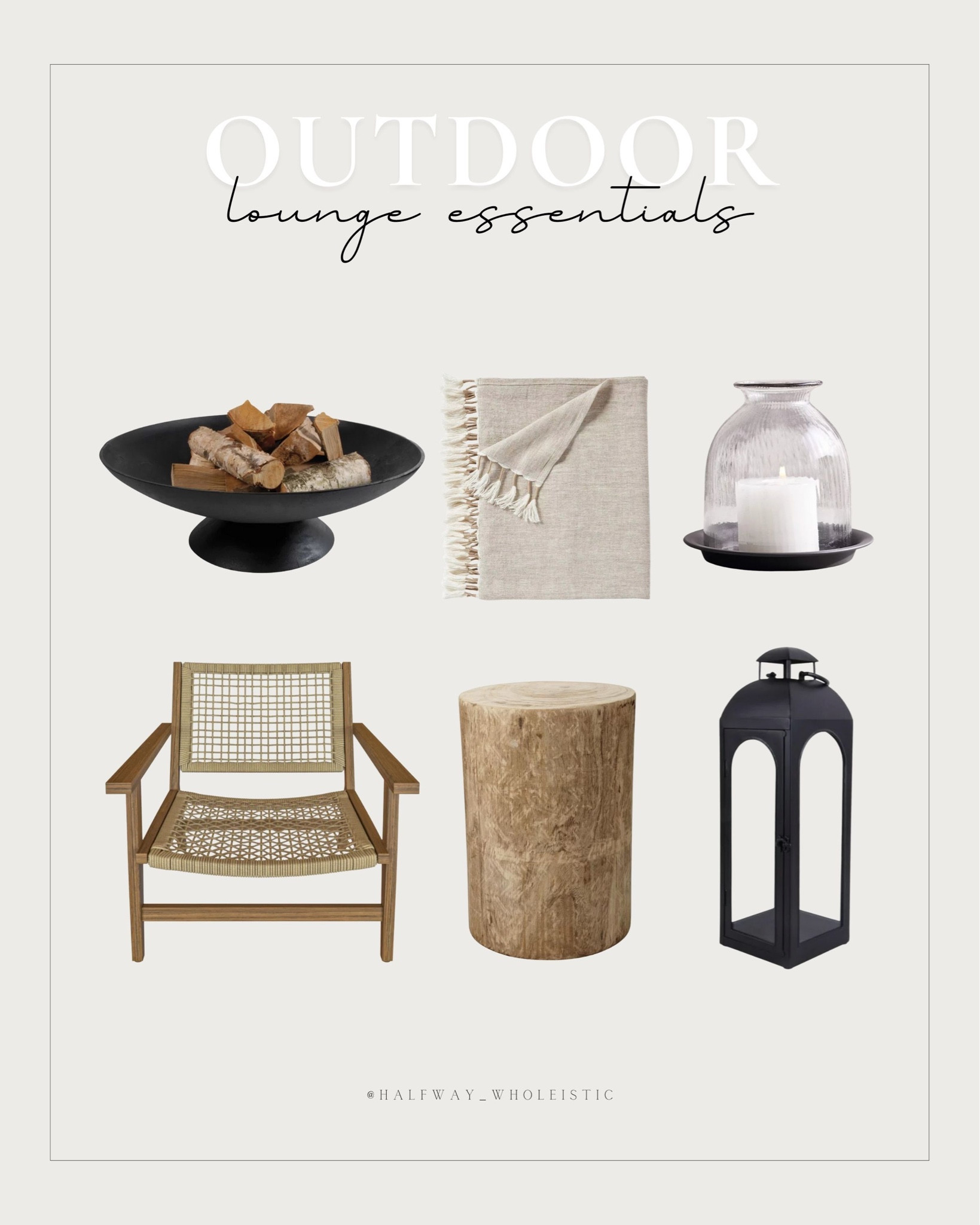 Shop our fire pit lounge area! It is the perfect setting for summer nights. These chairs look like wood but are made of metal! And the fire pit is great quality. Both the chairs and fire pit are on sale now! These lanterns from Walmart are such a steal! They start at just $13 and are really great quality

#LTKhome #LTKsalealert #LTKSeasonal