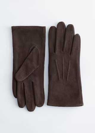 Accessories/Gloves & mittens/Suede Gloves£ 67Dark BrownXS/SbellM/LSIZESize guideChoose sizechevr... | & Other Stories UK