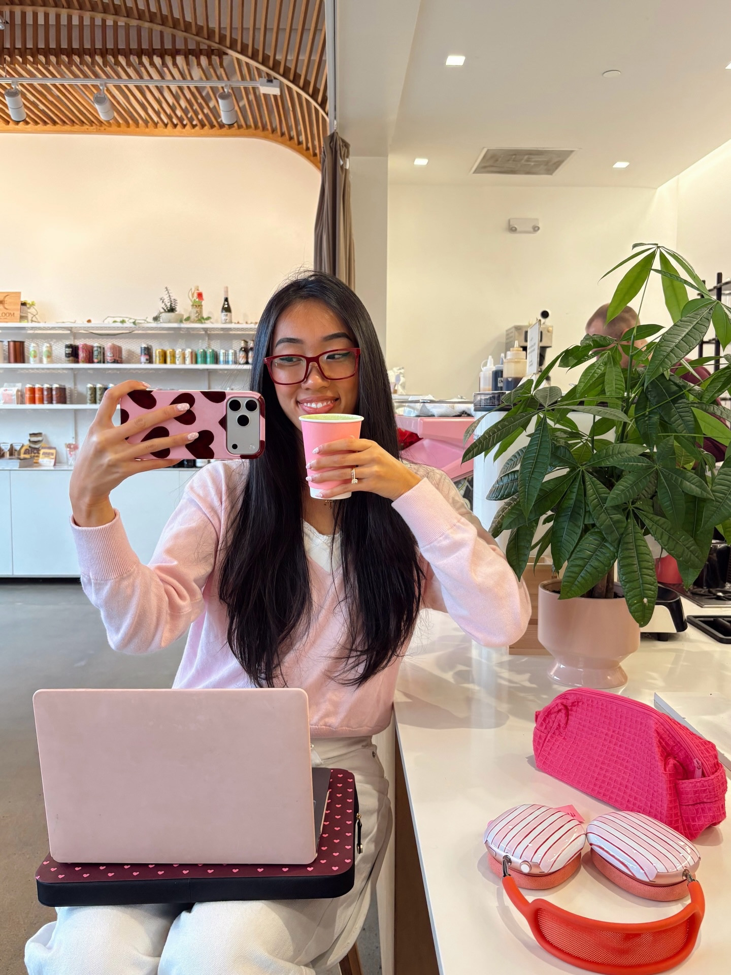 match(a) love ♥️

.
matcha date pics, coffee shop pics, casual Valentine’s Day outfit, pink sweater, Valentine’s Day aesthetic #valentinesdayoutfit #galentinesoutfit #getcasely #caselypartner