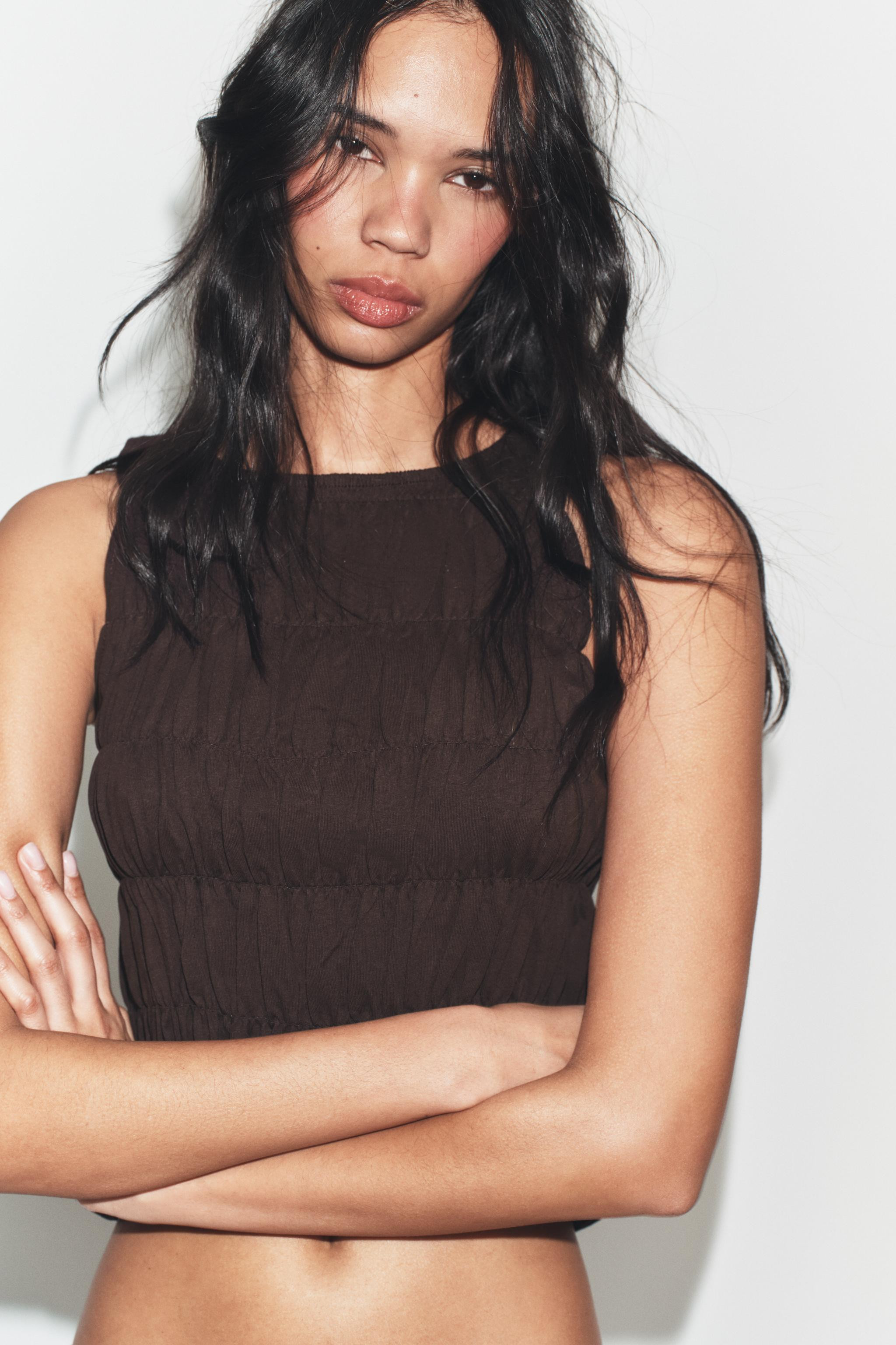 RUCHED TOP | Zara US