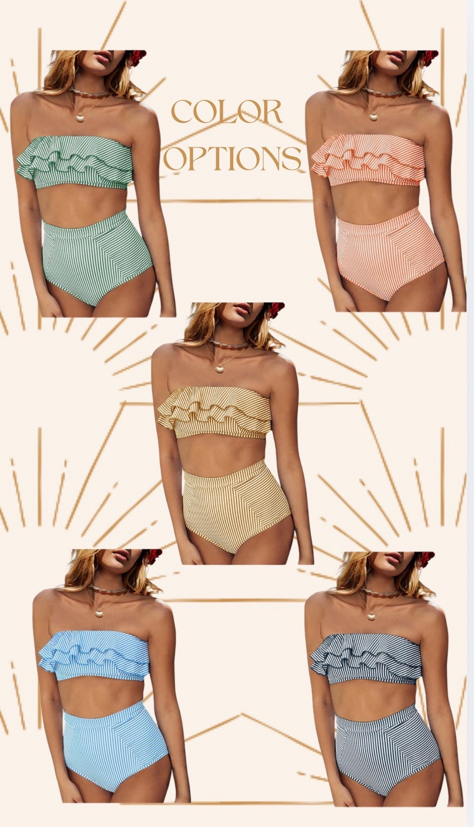 So chic! Great support and coverage! I wear a small! 

#amazon #bikinii

#LTKTravel #LTKOver40 #LTKSwim