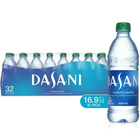 Dasani Purified Water, 500 mL, 32 Count | Walmart Online Grocery