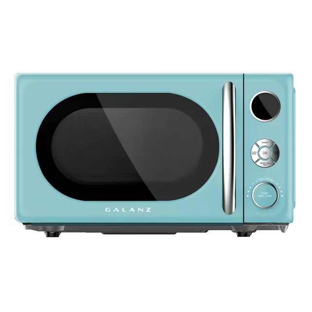 Galanz 0.7 Cu ft Retro Countertop Microwave Oven, 700 Watts, Blue, New | Walmart (US)