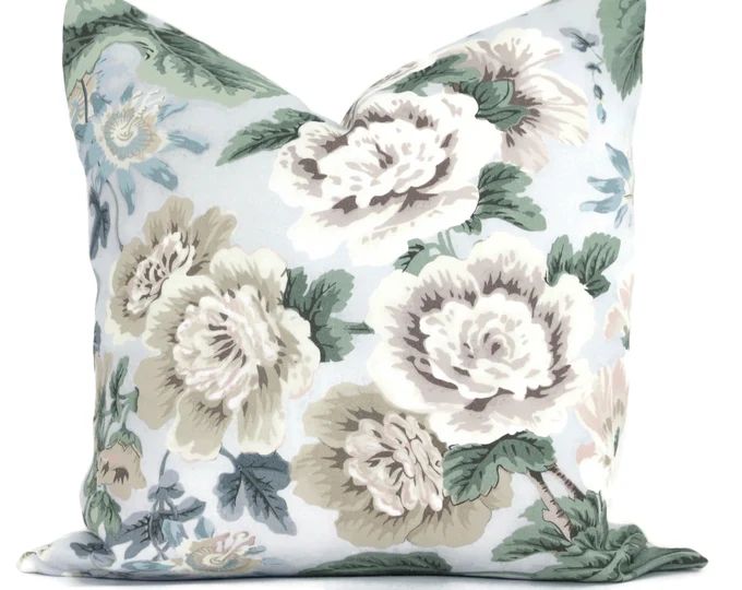 Scalamandre Rain Highgrove Floral Decorative Pillow Covers | Etsy | Etsy (US)