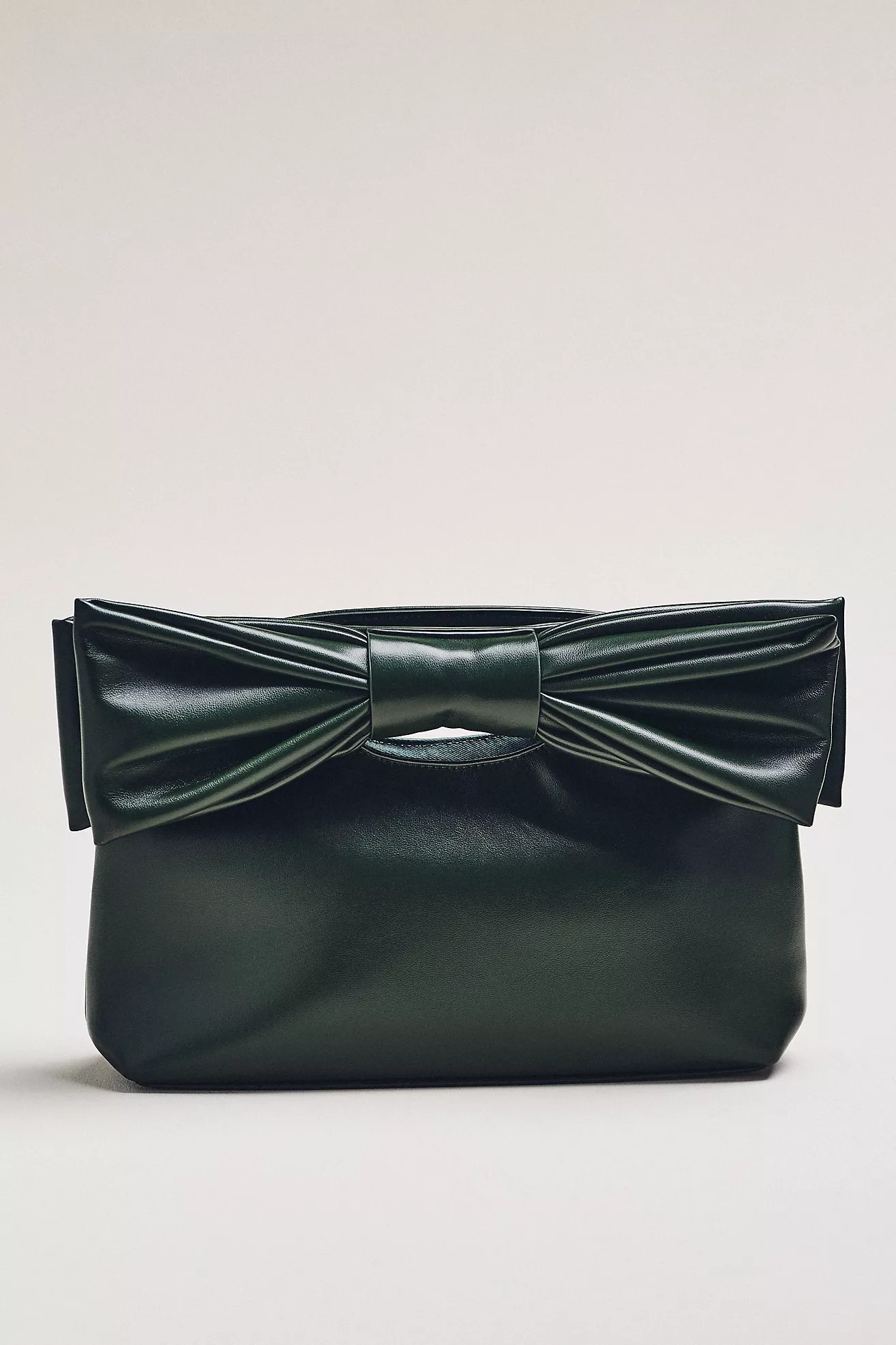 Cutout Handle Bow Clutch | Anthropologie (US)