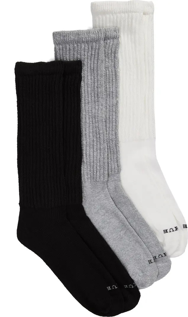 3-Pack Slouch Socks | Nordstrom