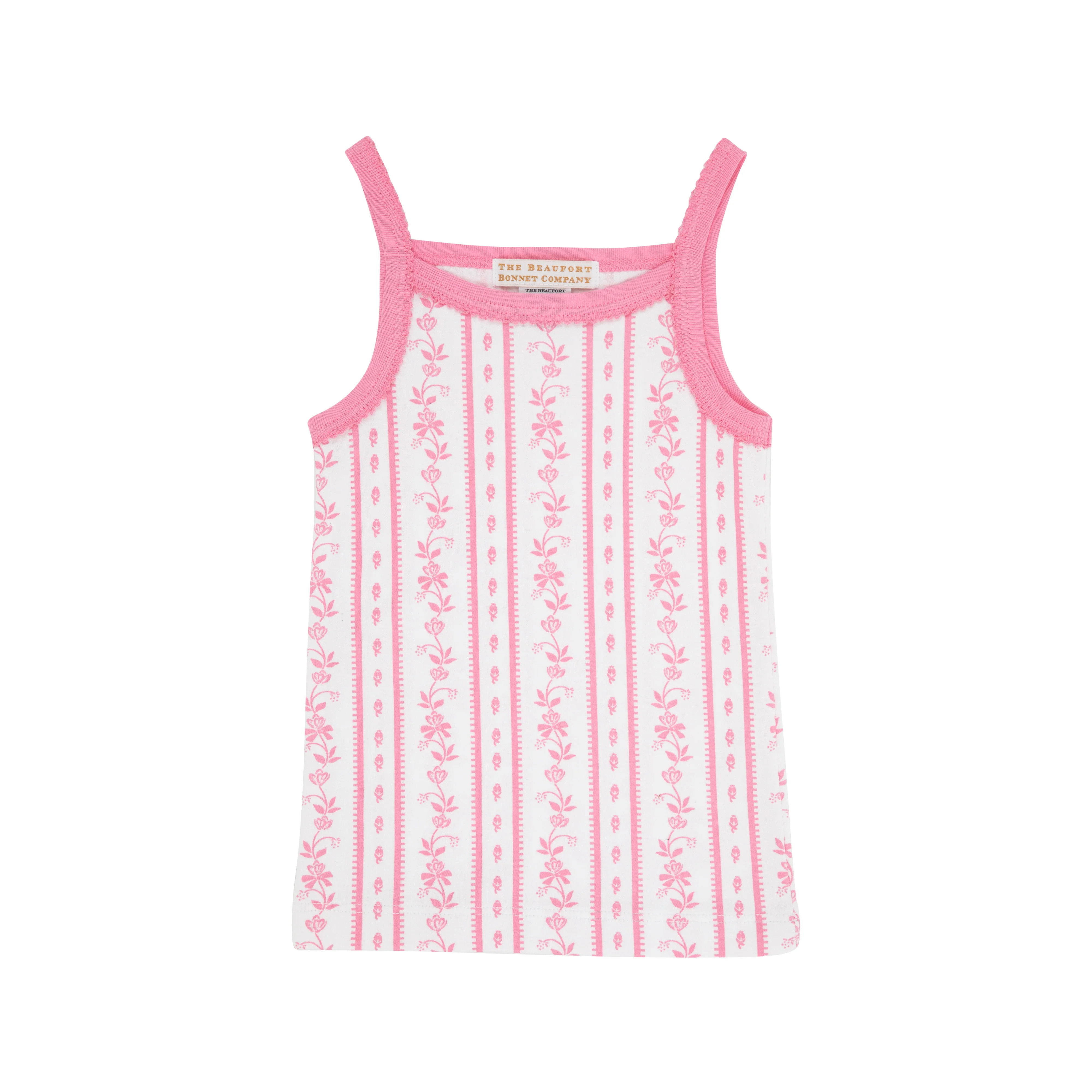 Caroline Camisole - French Country Coterie with Hamptons Hot Pink | The Beaufort Bonnet Company