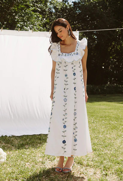 Karla Azul Floral | Mi Golondrina